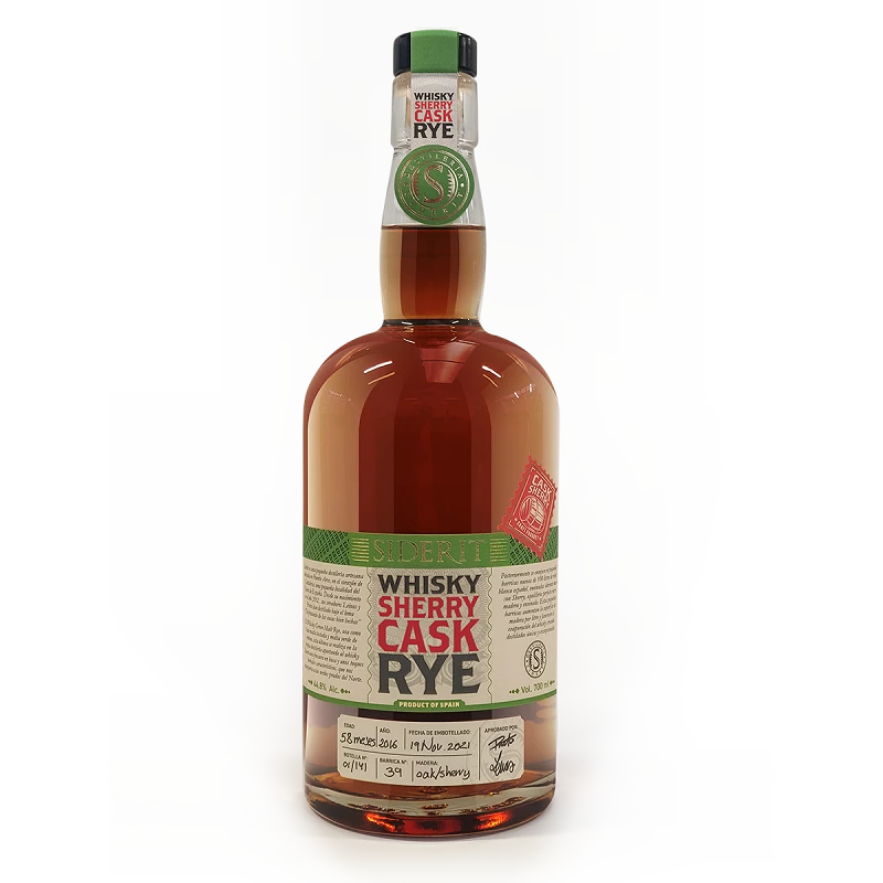 Whisky Siderit 2022 Sherry Cask Rye_AGOTADO
