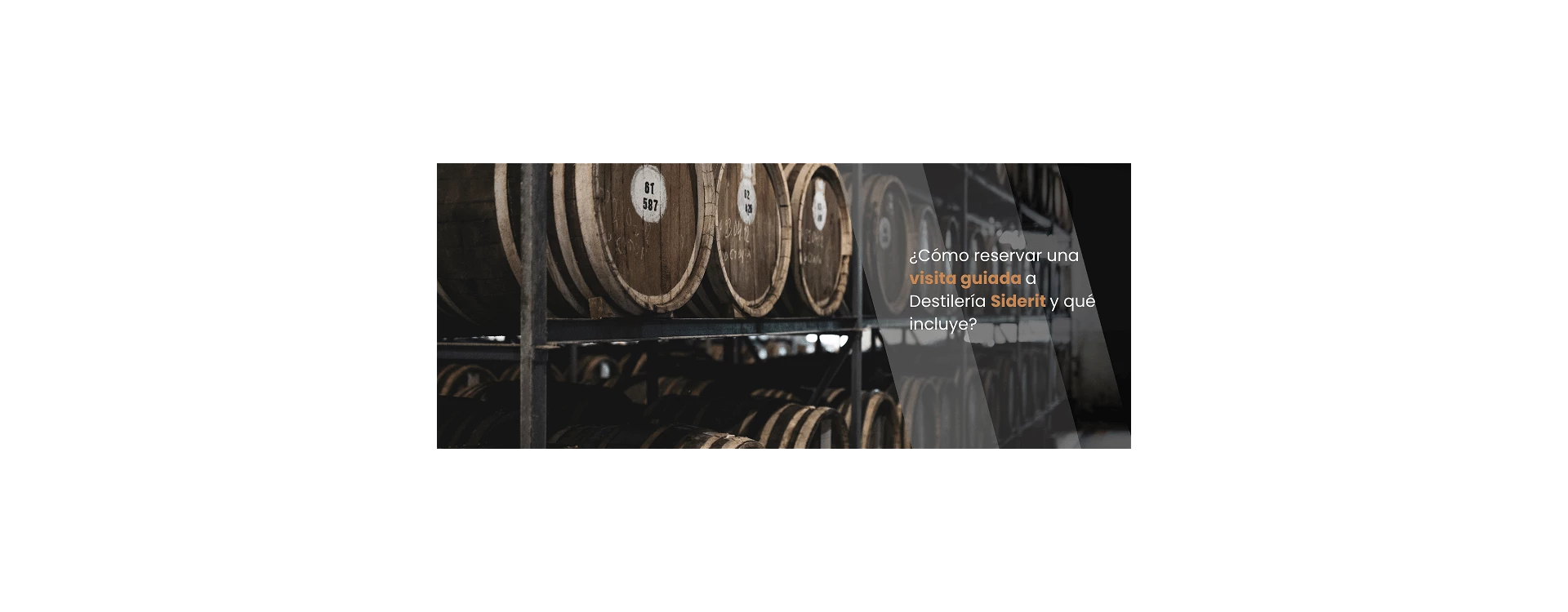 ¿Cómo reservar una visita guiada a Destilería Siderit y qué incluye?
