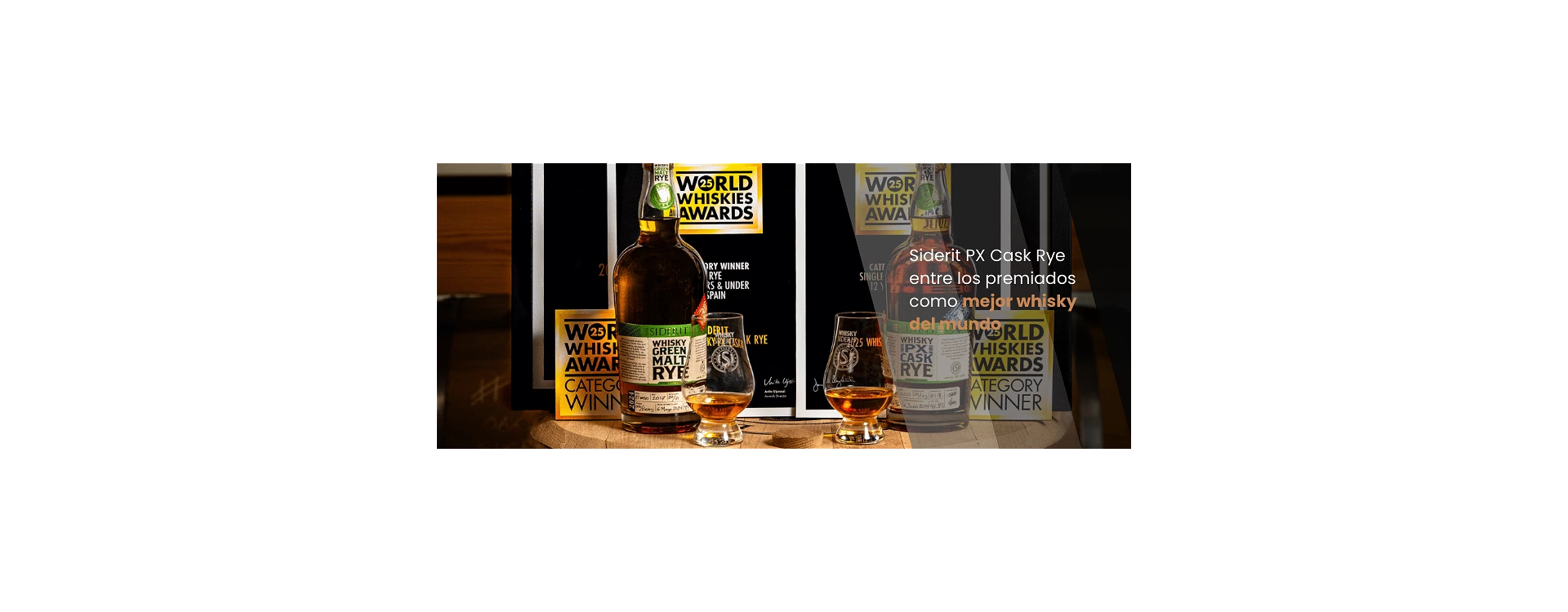 Siderit PX Cask Rye entre los premiados como mejor whisky del mundo